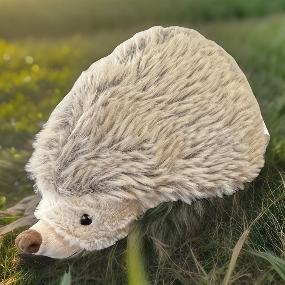 Original Ikea Hedgehog Stuffed Animal Kids Plush Toy Scrunches Up in a Ball
